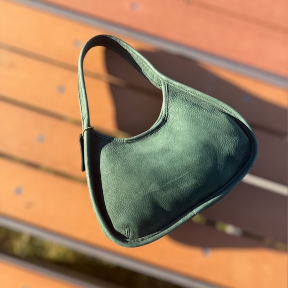 RARE Coach Ergo Mini Satchel 4399 Spruce Nubuck Green w Original Hangtag - Picture 4 of 14